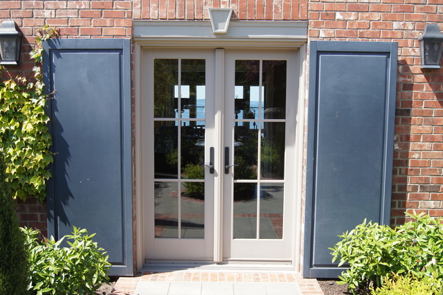 French Door and Shutter Detail - Traditional - Exterior - Seattle - by  David Olson Architect | Houzz