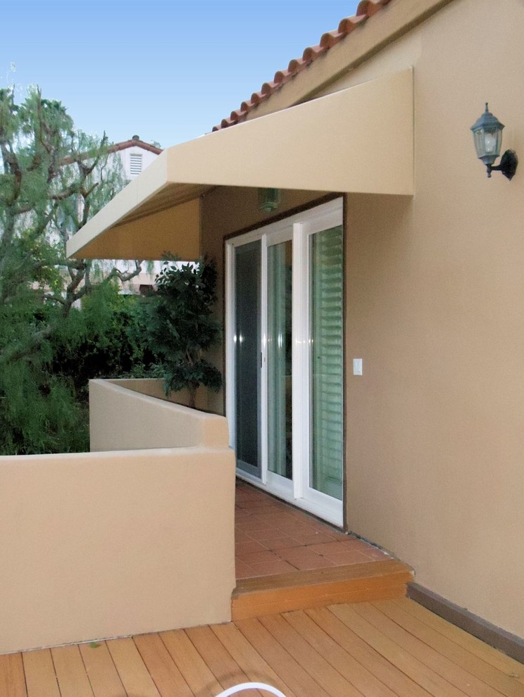 French Door Awning Contemporary Exterior Los Angeles by
