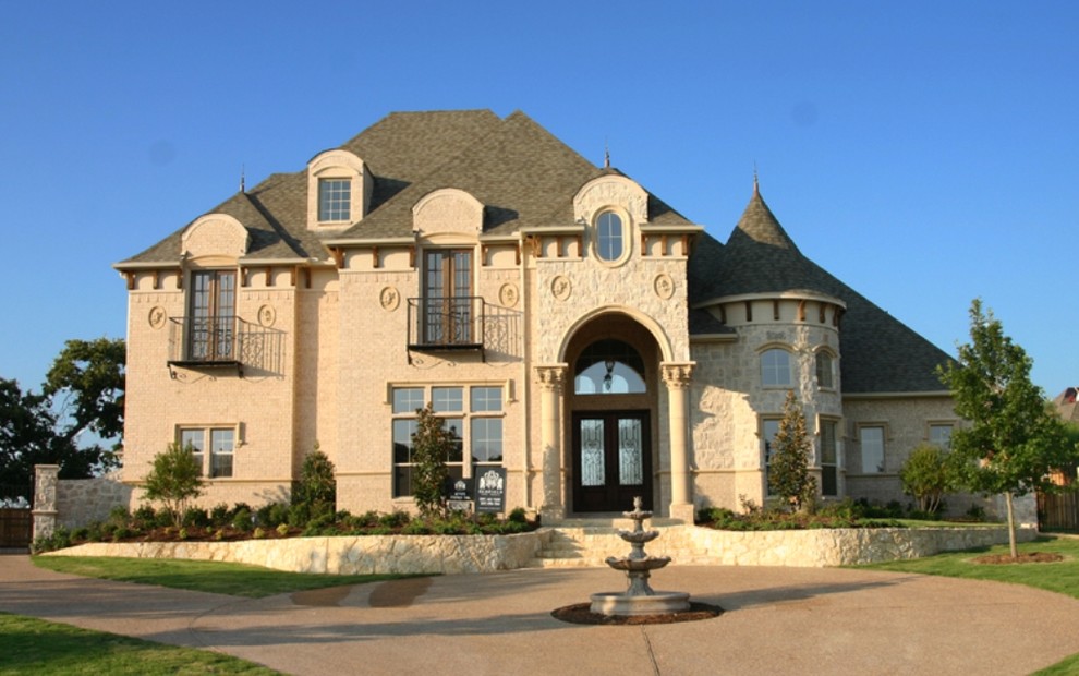 French Front Elevation Southlake Mediterranean