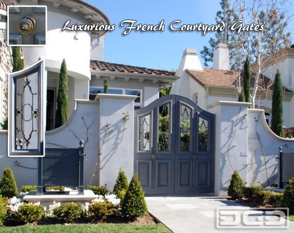 Large traditional white two-story stucco exterior home idea in Orange County