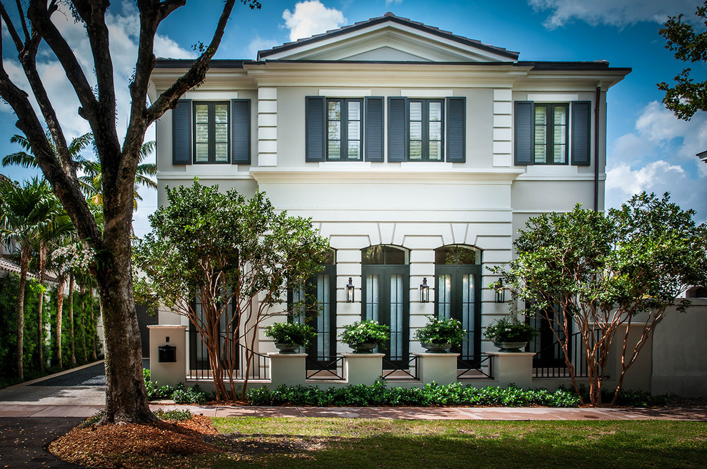French VillageCoral Gables Transitional Exterior Miami by