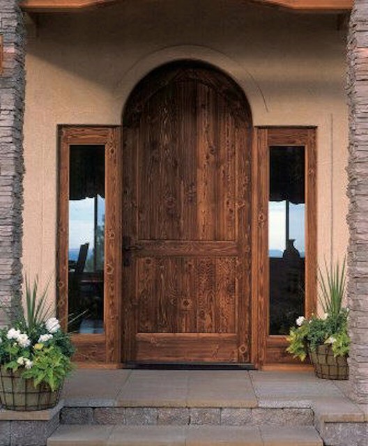 Front Doors Rustic Exterior Atlanta by Martins Millwork Inc Houzz