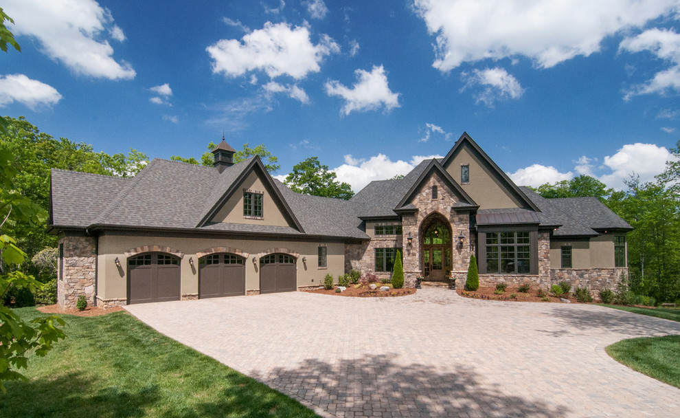 Front Exterior of The Jasper Hill Plan 5020 by Donald Gardner