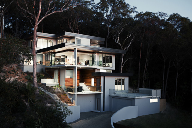 Front Facade - Contemporary - Exterior - Gold Coast - Tweed - by ARCO ...