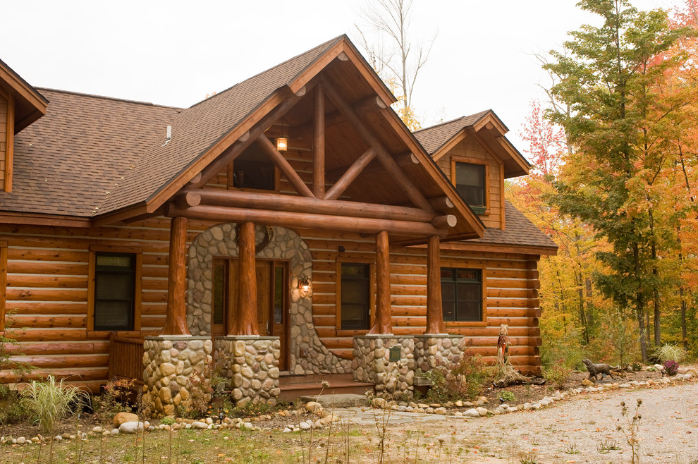 Rustic house exterior in Other.