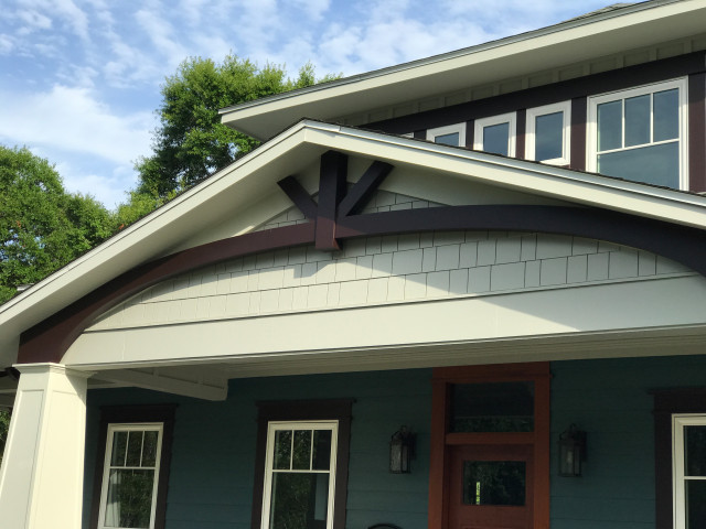 Gable Brackets - Craftsman - Façade - Autres périmètres - par Durabrac