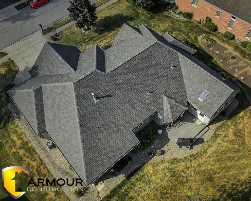 GAF Timberline HDZ Pewter Gray roof Exterior Chicago by Armour