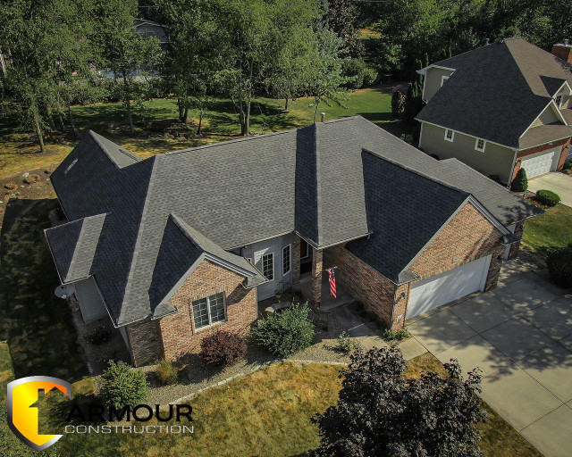 GAF Timberline HDZ Pewter Gray roof House Exterior Chicago by Armour Construction Houzz UK