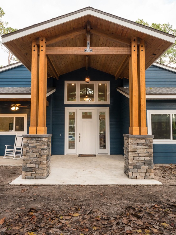 Gainesville Custom Home Craftsman Exterior Miami by Golden