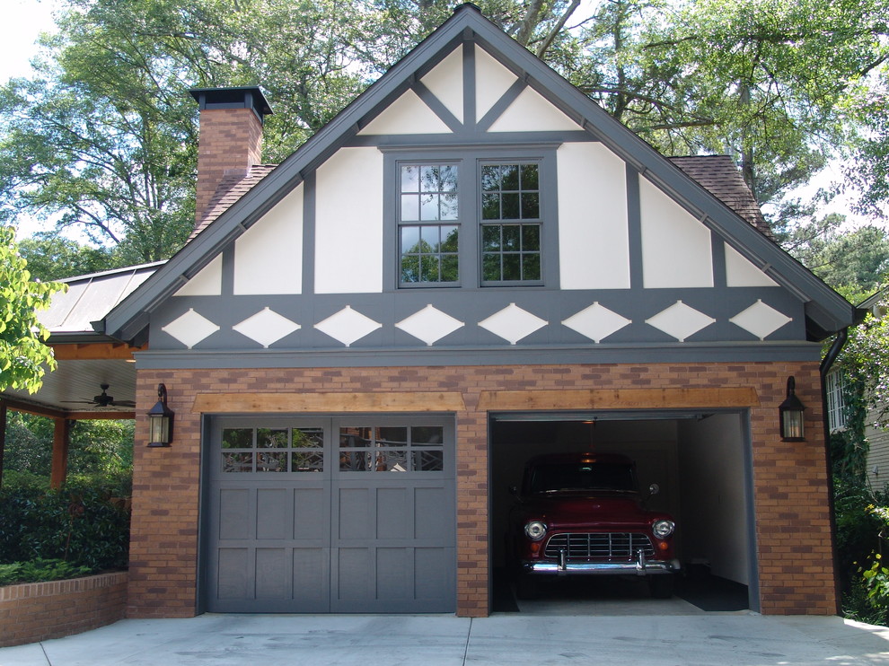 Garage/Carriage House Traditional Exterior Atlanta by Soorikian