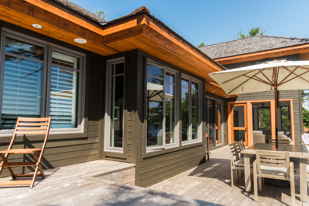 Bay Cottage Rustic Exterior Toronto by DeCola Windows & Doors Inc. Houzz