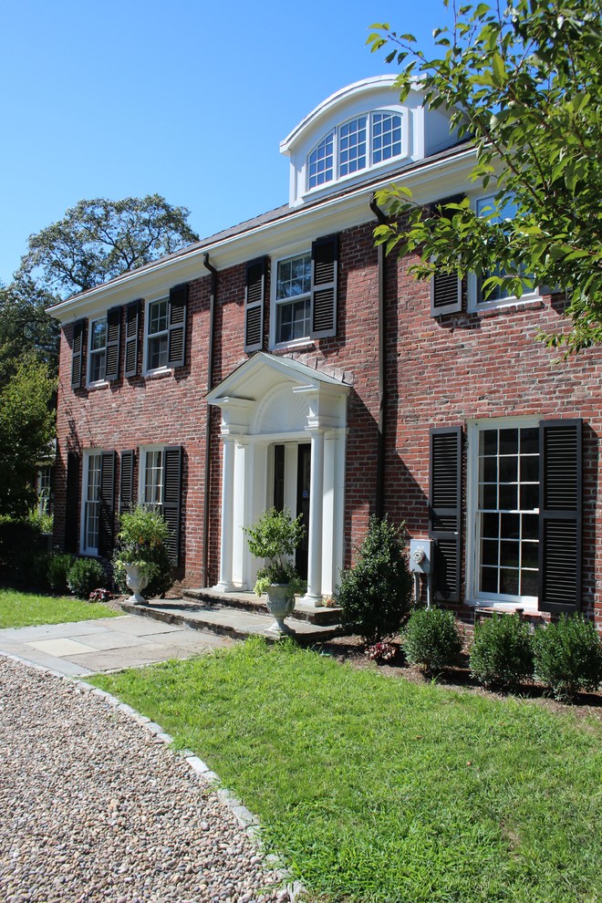 Georgian Colonial Addition and Renovation - Traditional - House ...