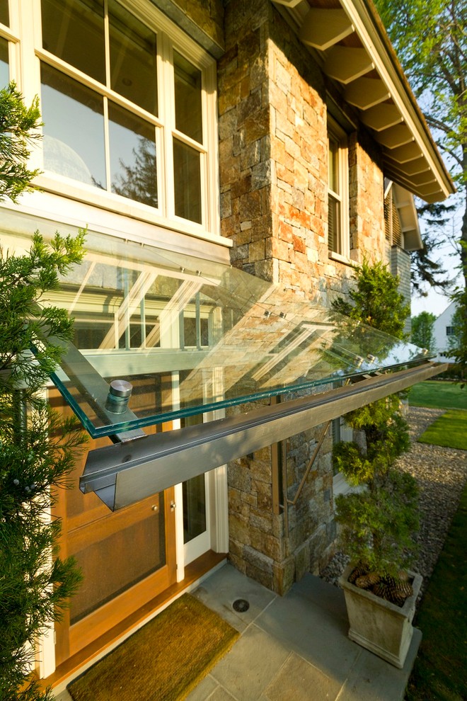 Glass Roofs & Canopies Contemporary Exterior New York by