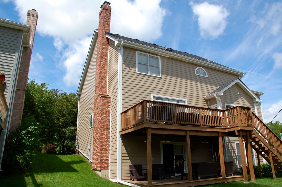 Glen Ellyn, IL Home James Hardie Siding & Trim Traditional House