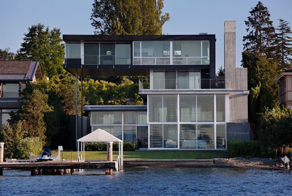 Стильный дизайн: трехэтажный дом в стиле модернизм - последний тренд