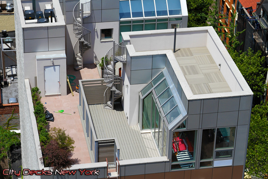 Gramercy Composite Roof Top Deck Space Contemporary Exterior