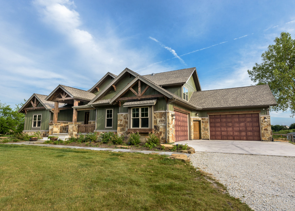 Grand Teton Eco-Smart Home | Naperville, IL - Rustic - Exterior ...