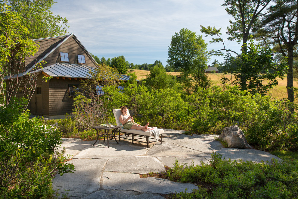 Great East Lake Camp Transitional Exterior Portland Maine by