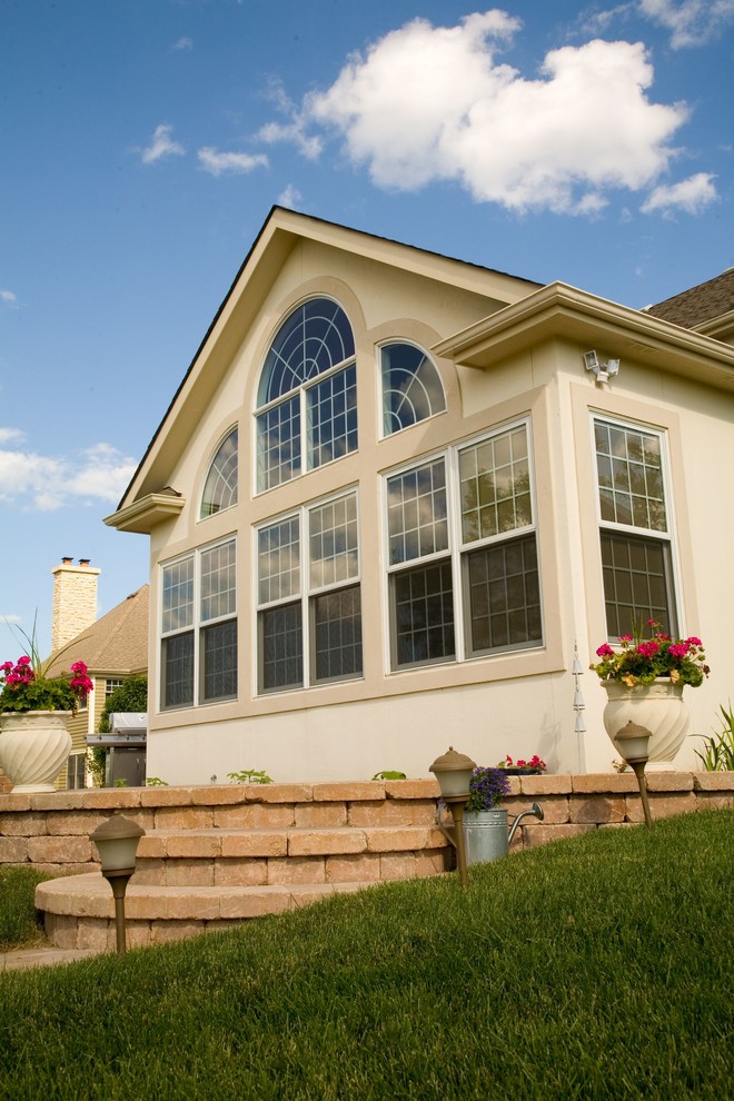 Great Room Addition/Exterior Renovation in Lakewood - Traditional ...