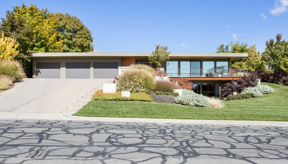 Greater Avenues MidCentury Modern Midcentury Exterior Salt Lake