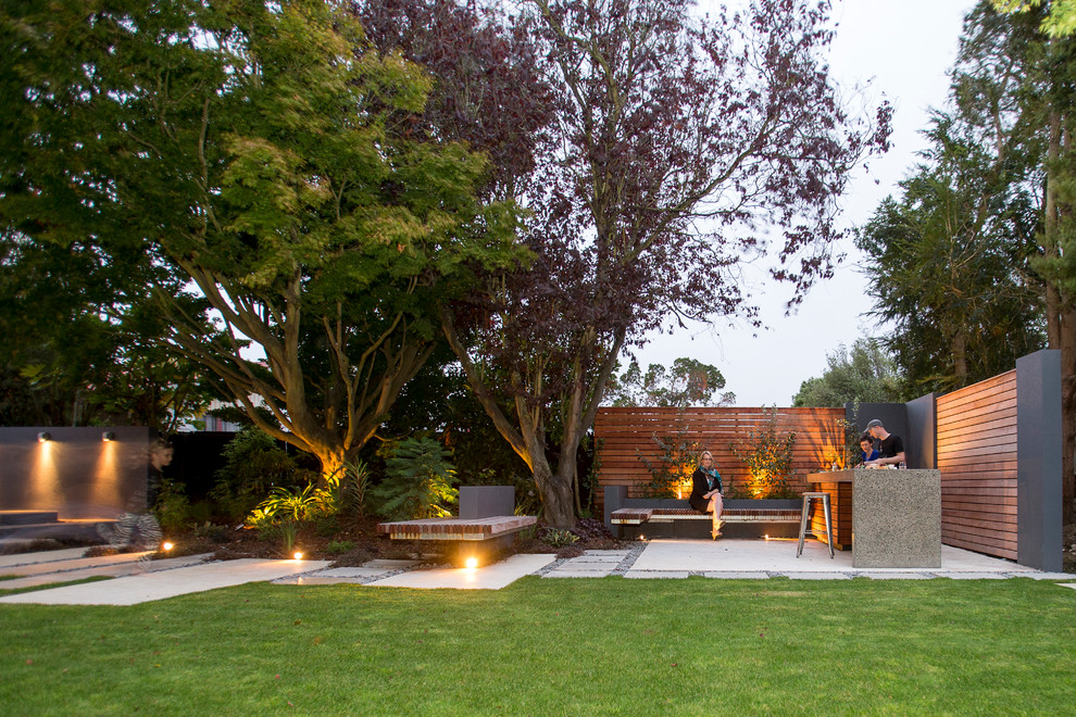 Inspiration for a modern exterior home remodel in Christchurch