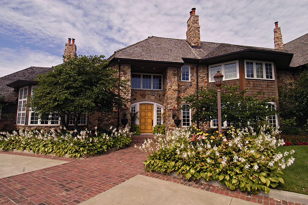 Grogan Residence Linden Estates Rustic Exterior Omaha by