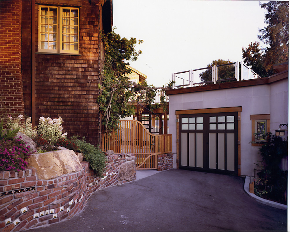 This is an example of a bohemian house exterior in San Francisco.