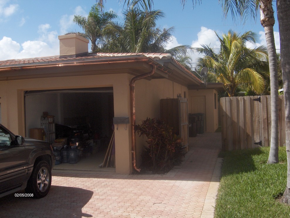 gutters Mediterranean Exterior Miami by Allied