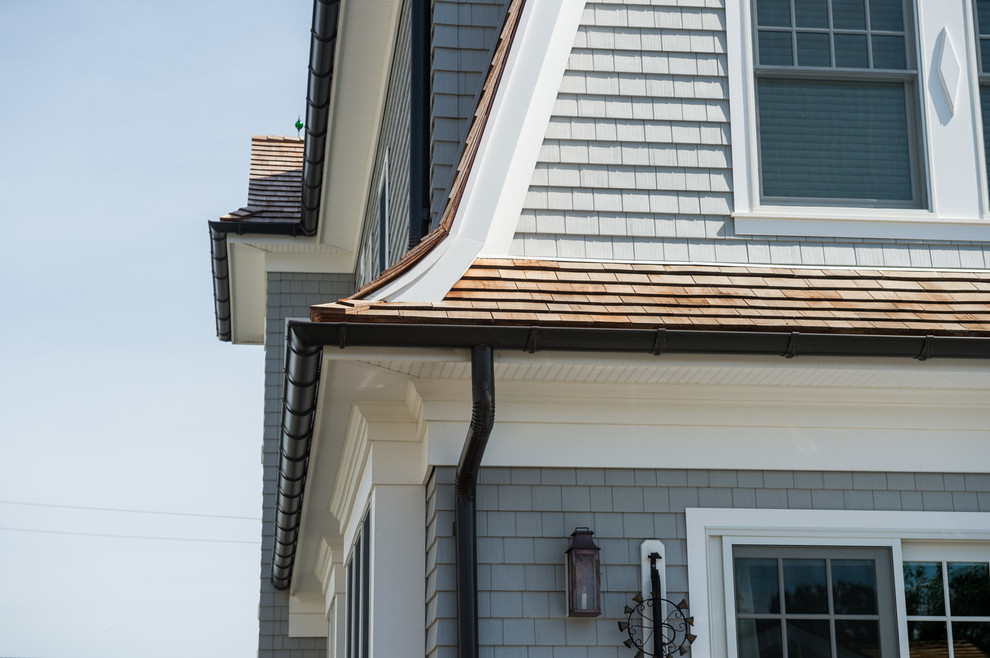 Half Round Bronze Gutters Exterior New York by World Class, INC. Houzz