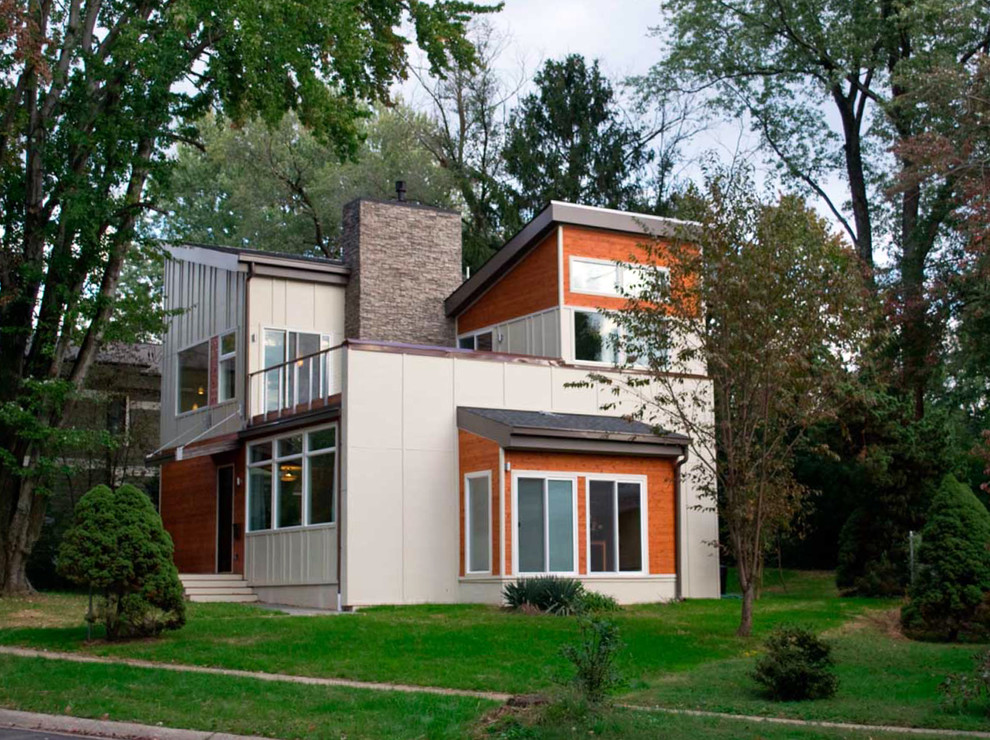 Example of a trendy exterior home design in DC Metro