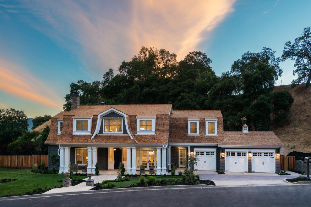 Hamptons Style Spec House in Alamo, CA Traditional