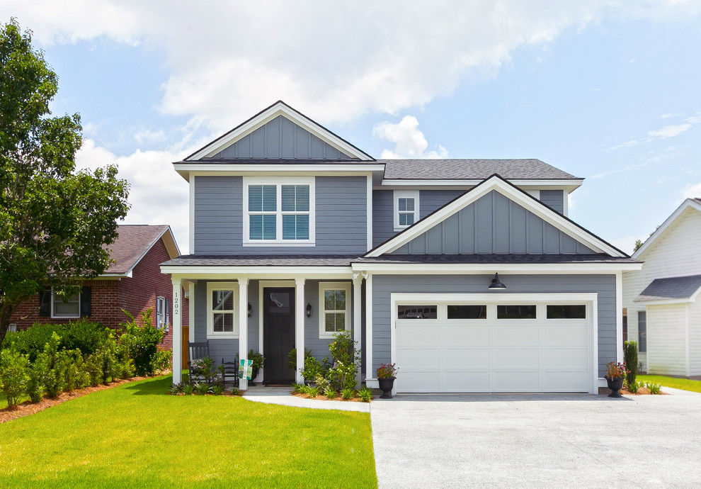 Hanahan Residence Farmhouse Exterior Charleston by