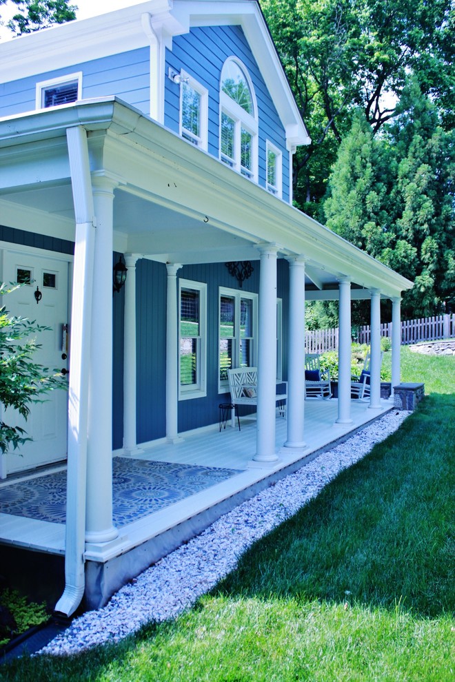 Hardie Plank lap siding, Cabin John, Maryland Boothbay Blue Beach