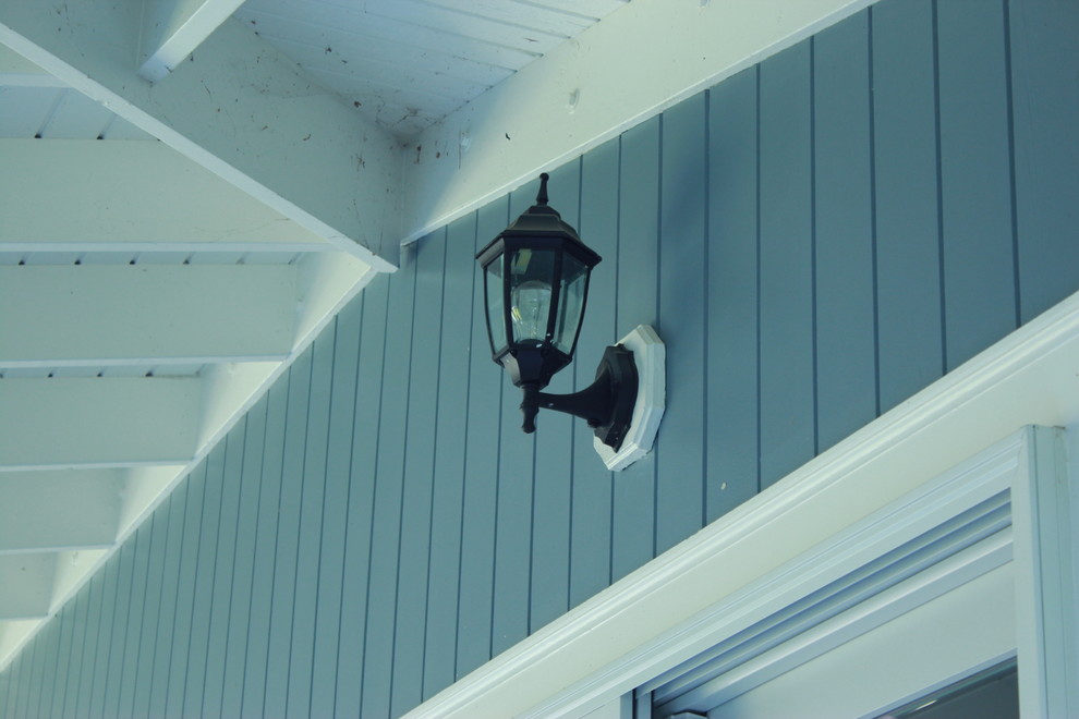Hardie Plank lap siding, Cabin John, Maryland Boothbay Blue Beach