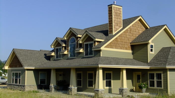 This is an example of a country house exterior in Seattle.