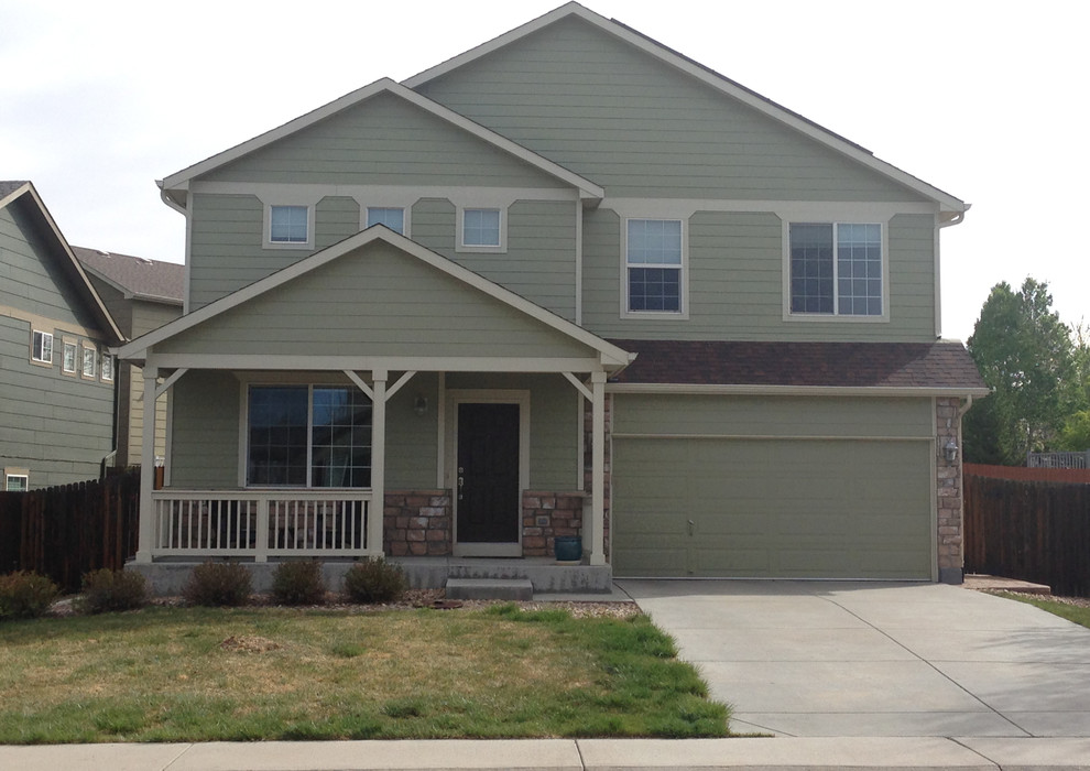 Heathered Moss &amp; Navajo Beige James Hardie Replacement