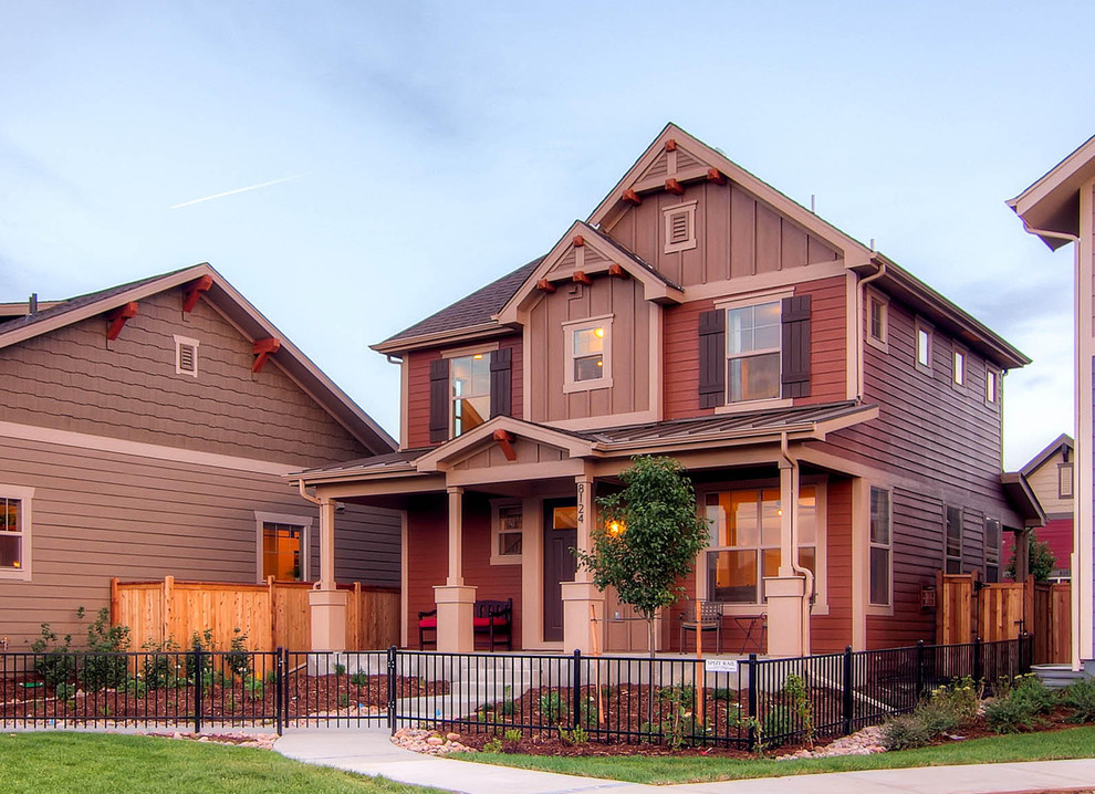 Traditional exterior home idea in Denver