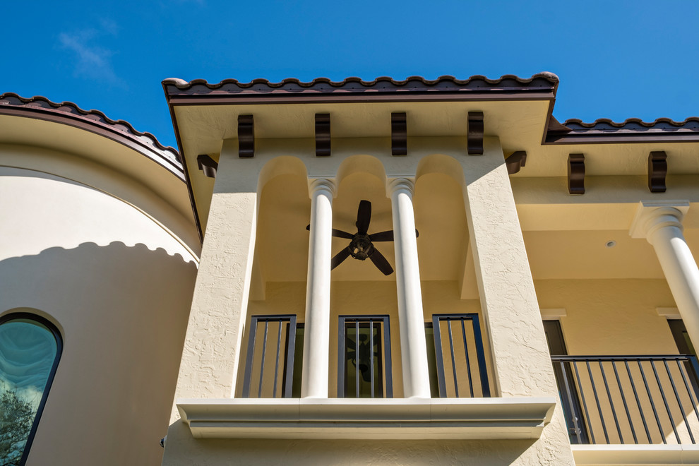 Heritage Oak Tequesta Mediterranean Exterior Miami by PB