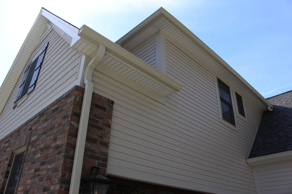 Herringbone Vinyl Siding Olivette, MO Traditional Exterior St