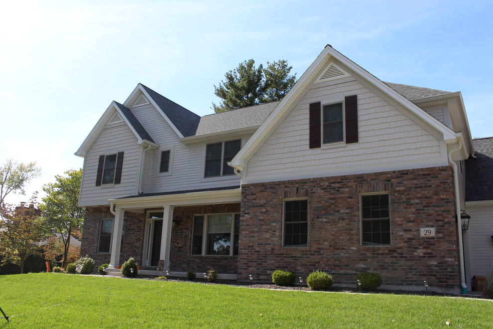 Herringbone Vinyl Siding Olivette, MO Traditional Exterior St