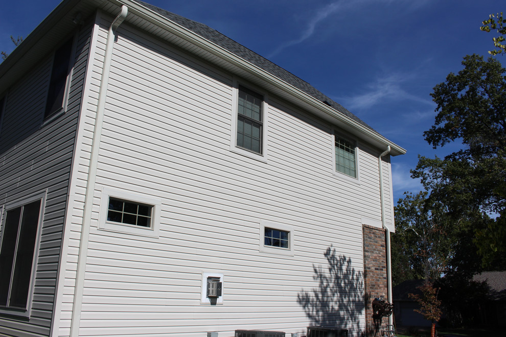 Herringbone Vinyl Siding Olivette, MO Traditional Exterior St