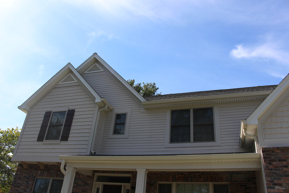 Herringbone Vinyl Siding Olivette, MO Traditional Exterior St