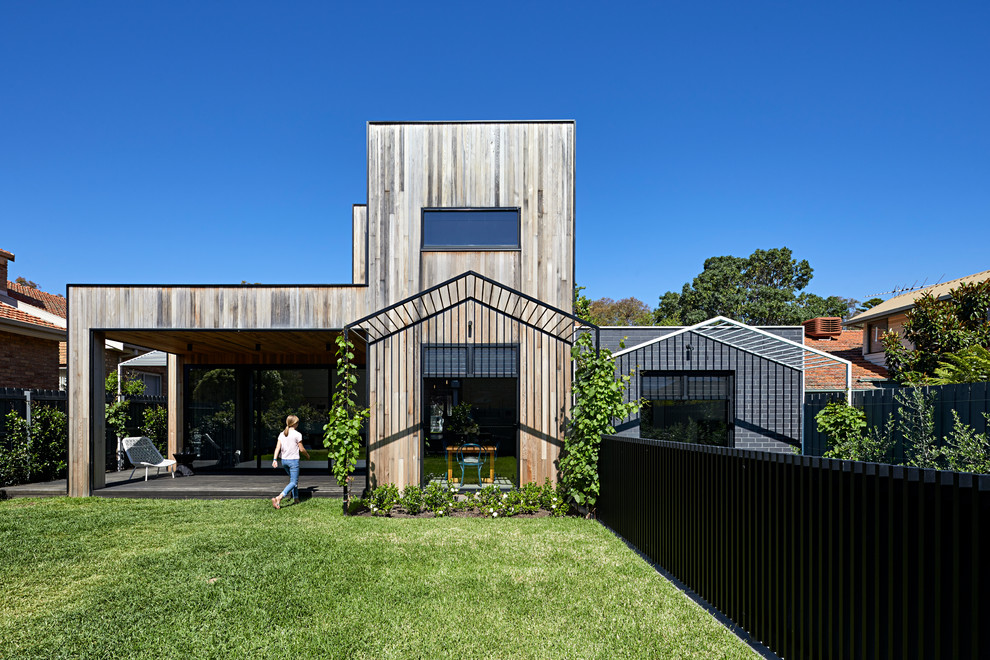 Example of a trendy exterior home design in Melbourne