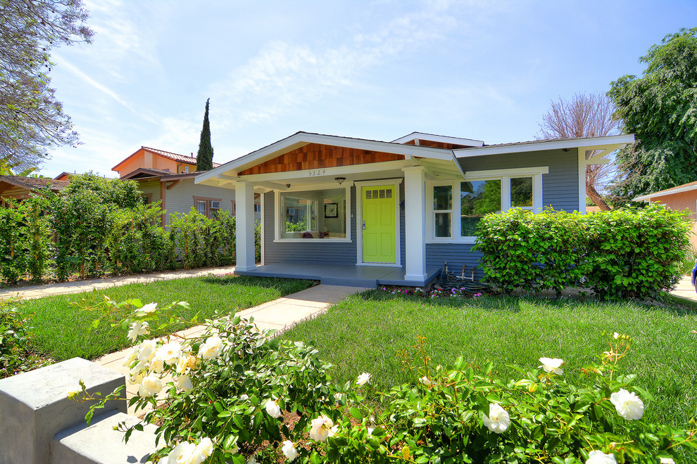 Highland Park Los Angeles Complete Remodel front yard Craftsman Exterior Los Angeles by