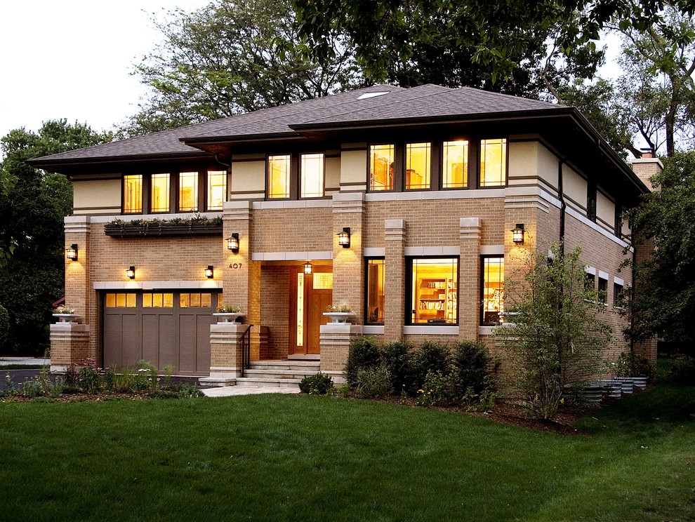 Inspiration for an exterior home remodel in Chicago