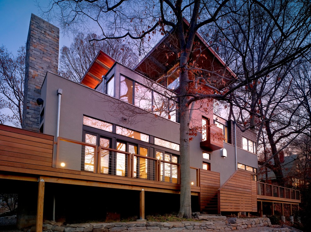 Стильный дизайн: трехэтажный дом в современном стиле - последний тренд