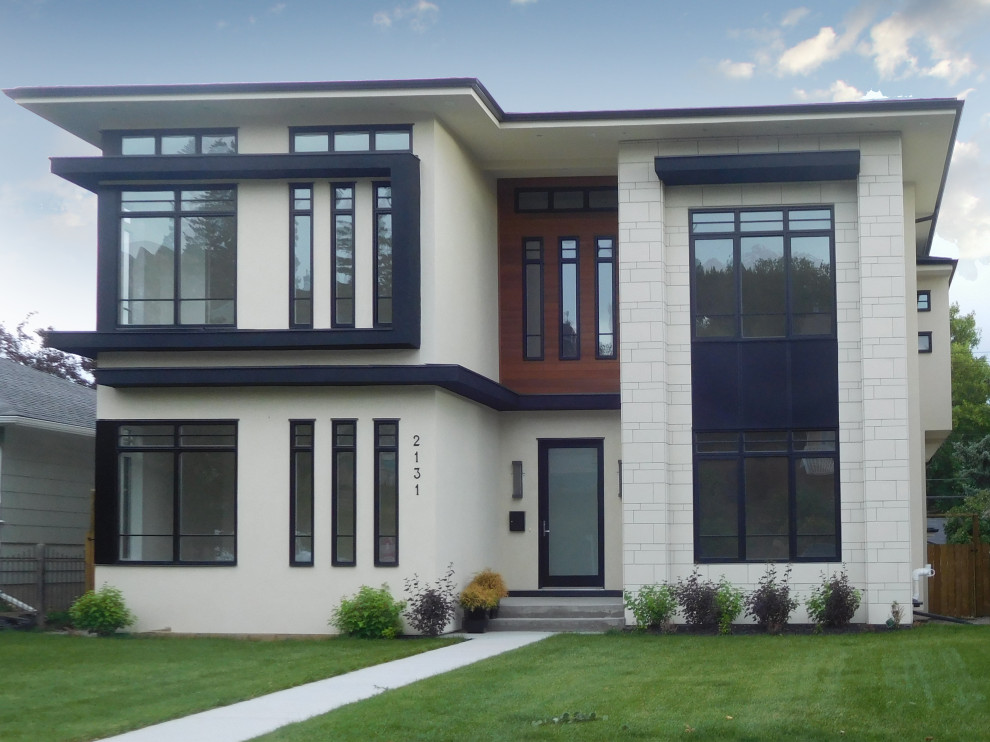 Hillhurst Ledge Stone Contemporary Exterior Calgary by