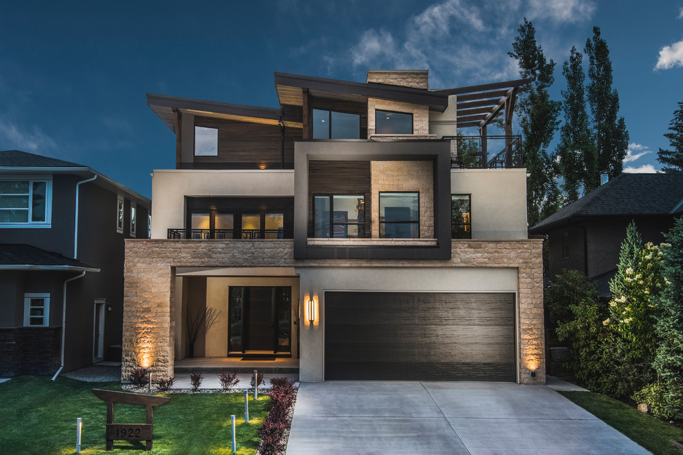 Hillhurst Modern Transitional Exterior Calgary by Dean Thomas