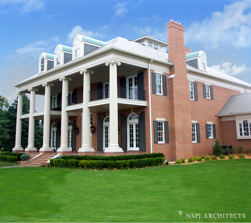 Hilltop Plantation Home - Traditional - Exterior - Kansas City - by ...