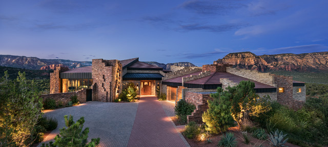 Hilltop Residence - Exterior - Amerikanischer Südwesten - Häuser